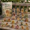 Advent Calendar Dog Calendars 2026, 24 Days Christmas Countdown with 2D Acrylic Cute Theme Decor Ornament, Collectible Animal Figures for Holiday Tree