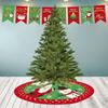 Party Decor Christmas Tree Skirt Happy New Year Merry Christmas Outdoor Blanket Snowman Santa Elk Tree Accessories