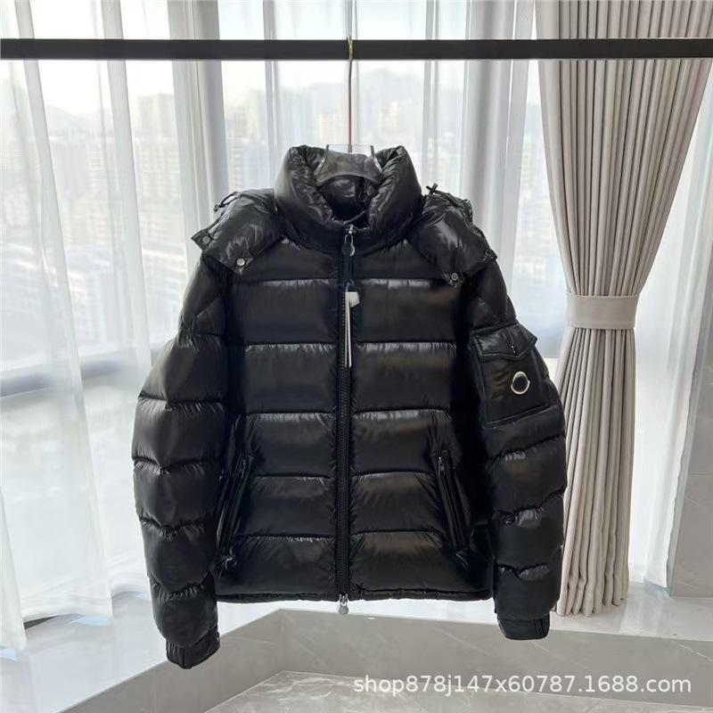 Mengkou down jacket maya winter Mengjia high version men's and women's classic fashion hooded white duck down jacket