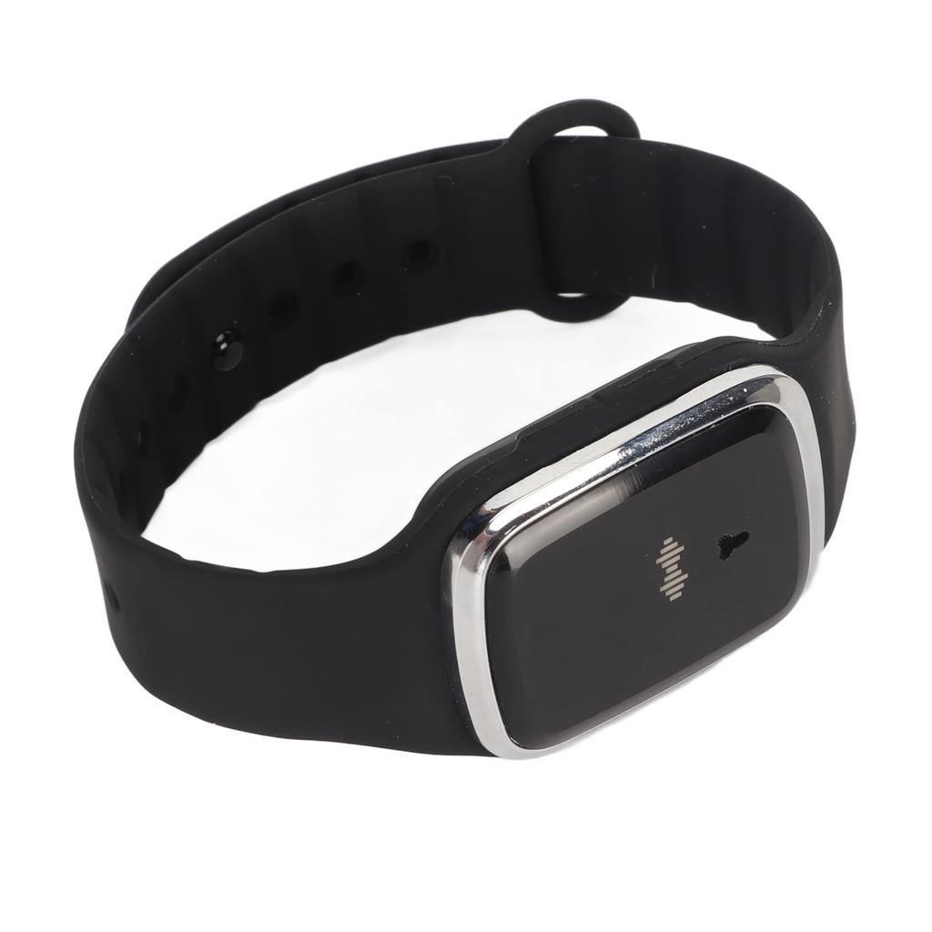 Black Repellent Watch Black Portable Rechargeable Electronic Sonic Repellent Watch