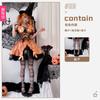 Halloween Kostüm für Erwachsene Hexenkostüm Maskenball Cosplay Show Kostüm Kürbishexe Kostüm Cosplay Kleid