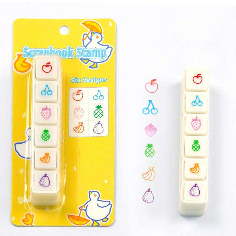 1 Set Scrapbooking Stationery Accessories Kawaii Stamps Decorative Stamps For Arts Diy Crafts Album Journal Planner