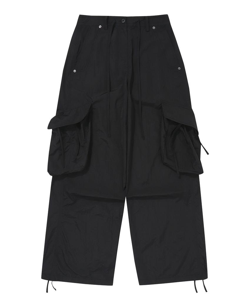 Syupeodeulai W String Cargo Pants