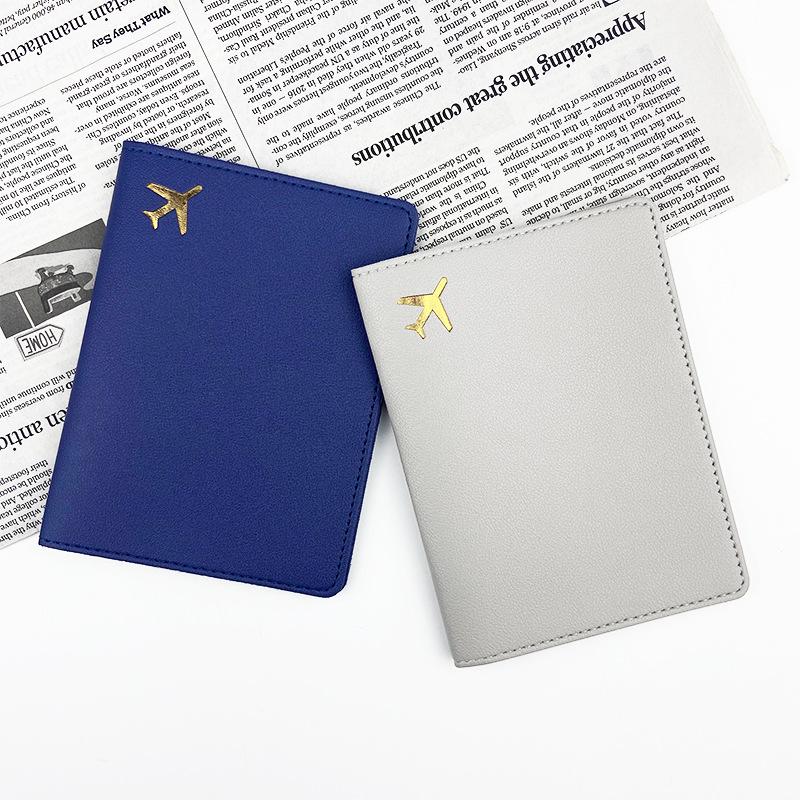 Multi-color PU Leather Passport Holder with Custom Logo Option