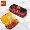 LEGO Pencil Case Stationery Box Double-Layer 3D Hard Case for Students, Phantom Ninja Gift, Black And Red, 20027