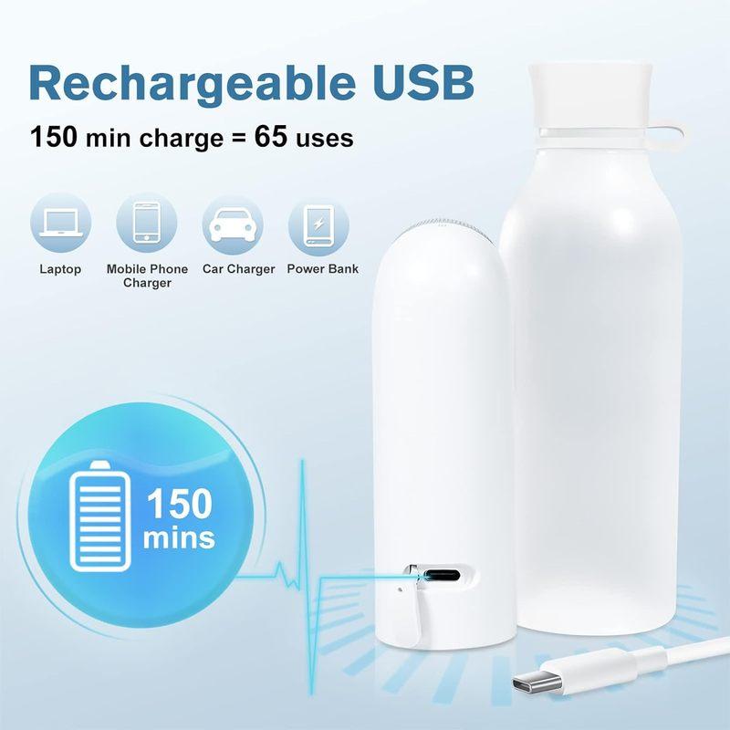 Electric Portable Travel Bidet Rechargeable Personal Bidet Sprayer Handheld Butt Shower for Women Men Hygiene Cleaning, Postp