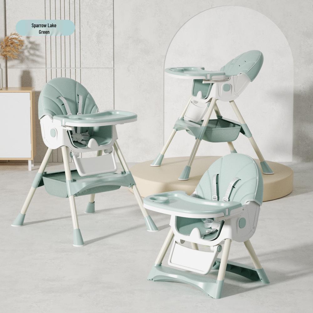 Regulowane Krzesełko dla Dziecka: Krzesełko do karmienia niemowląt i małych dzieci z tacką