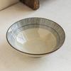 Creative Line Ceramic Large Bowl Household Soup Bowl Open Bowl Tableware Bowl Style Vegetable Bowl Restaurant Ramen Bowl