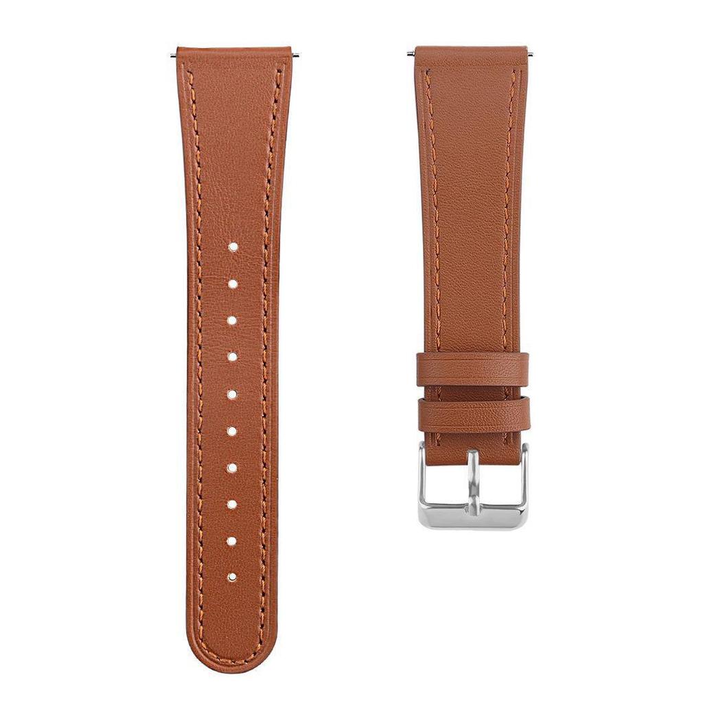 Fitbit Versa 2/Versa/Lite Leather Strap - Round Tail Cowhide Printed Wristband