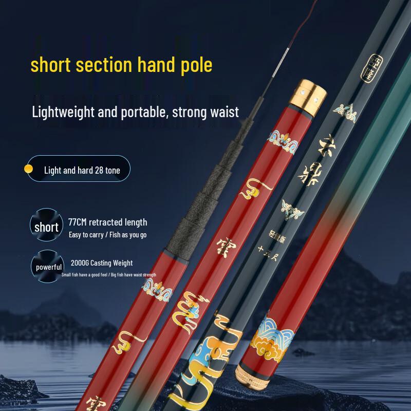 Brangdy Yunding Ultralight Carbon Hand Fishing Rod