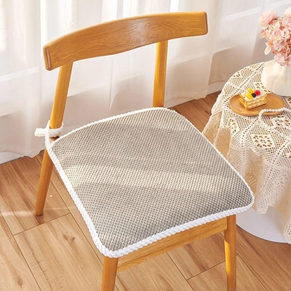 Anti-Slip Office Chair Pad Winter Thick Car Seat Pad New Corduroy Seat Cushion