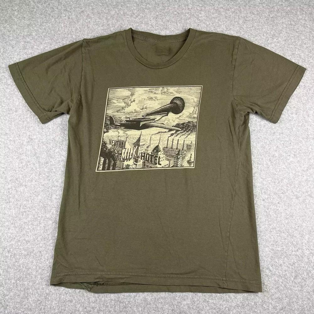 

Футболка Neutral Milk Hotel Green Aeroplane Over the Sea Унисекс XXL