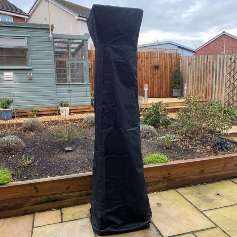 Weather Resistant Outdoor Heater Cover Protects Against Sun Rain Snow and Dust for Garden Patio Pyramid Torch Home Use