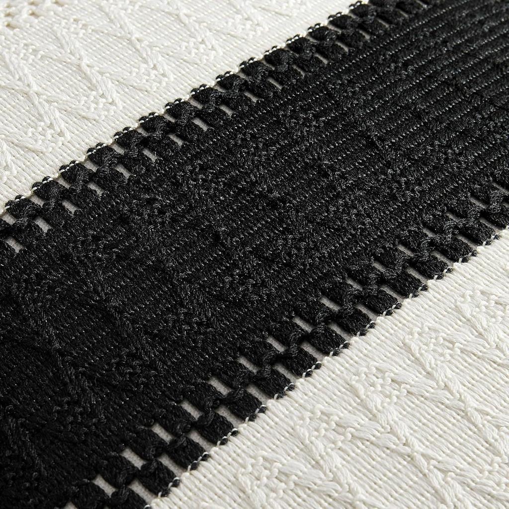 Böhmischer Kissenbezug aus Baumwolle und Leinen für Sofa, Büro, dekorative Überwurfkissenhülle, Lendenkissen, stilvolles, bequemes, einzigartiges Design