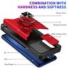 For MOTO G Stylus 5G 2025 PC with Stand Ring Sliding Window Multifunctional Magnetic Anti-Drop Anti-Fingerprint Phone Case