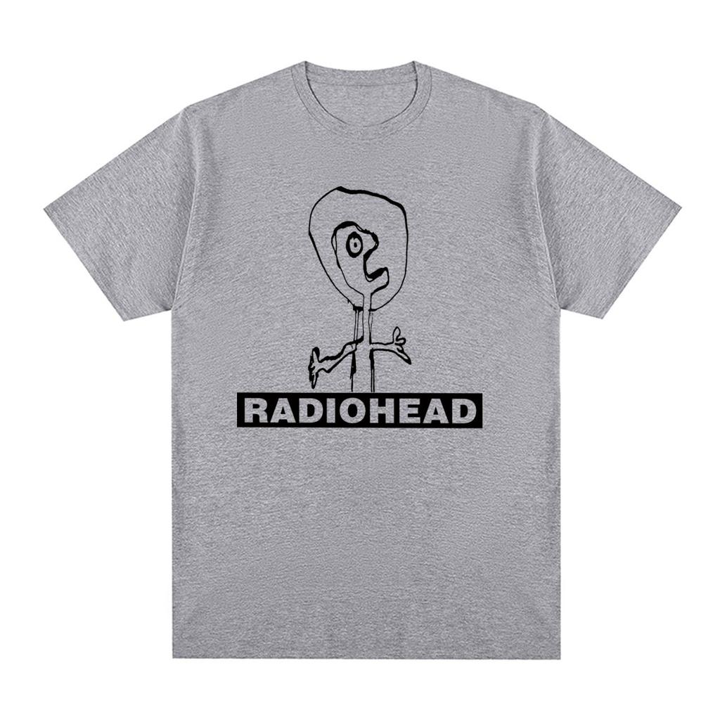 Radiohead Vintage T-shirt Classic North America Tour Rock Boy Camisetas Hombre Hip Hop Men T shirt New Tee Tshirt Womens Tops