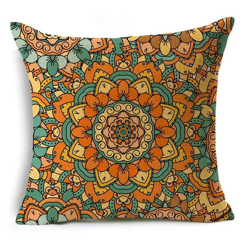 Ramadan Bohemian National Style Living Room Sofa Car Square Back Cushion 40*40Cm/45*45Cm/50*50Cm Cushion Cover