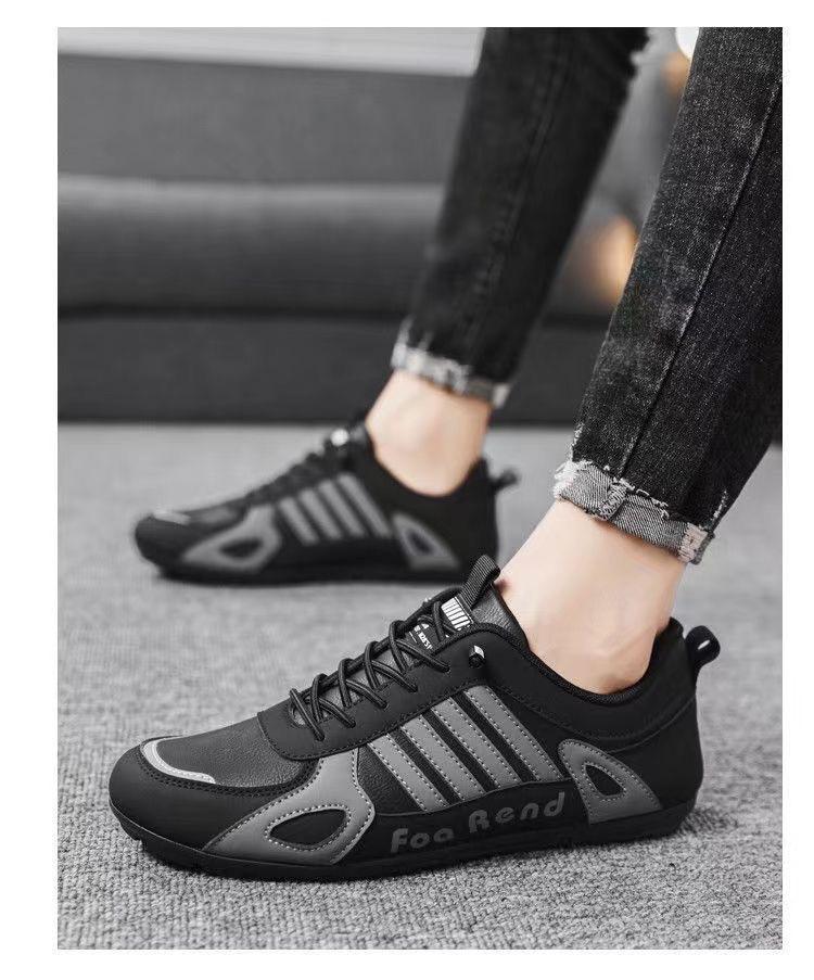 Summer men's new breathable one foot lazy shoes men's non slip flat sports casual single shoes work shoes