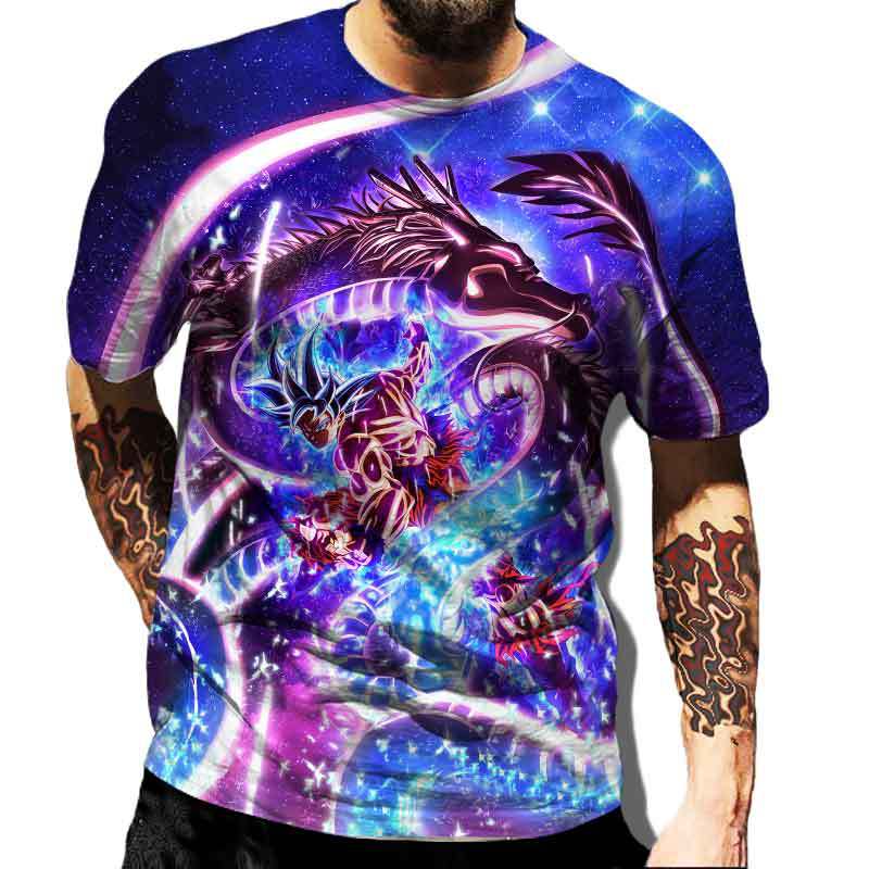 SDS003 Anime Vegeta T-shirt Dragon-Balls T-shirts Heren T-shirt Klassieke Herenkleding Harajuku Grafische Bedrukte Kleding Zomer Tops Tees XXL