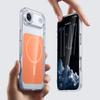 Luxury Strong Magnetic Transparent Phone Case for iPhone 17 Pro Max 16 Plus 15 14 13 12 11 for Magsafe Compatible Slim Fit Cover