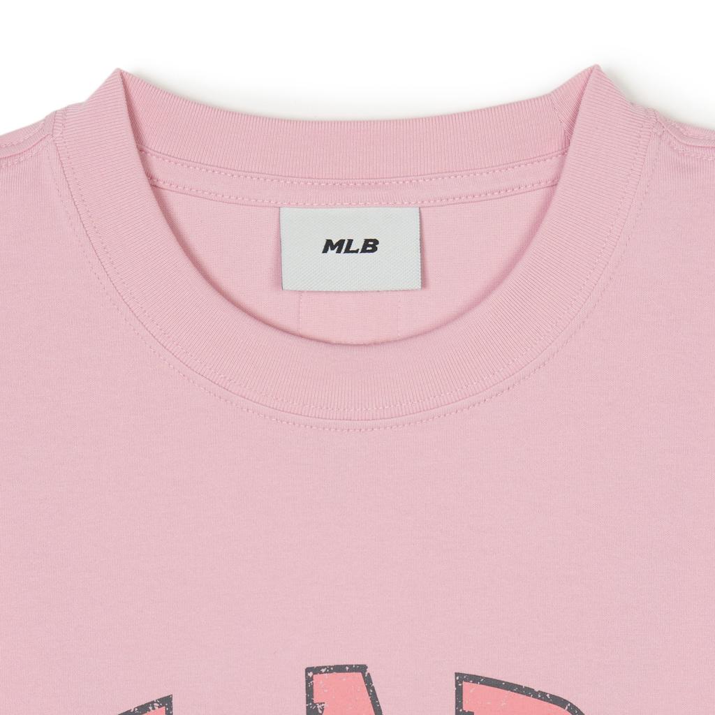 New MLB Los Angeles Dodgers T Shirts Unisex Pink 3ATSN0343-07PKM