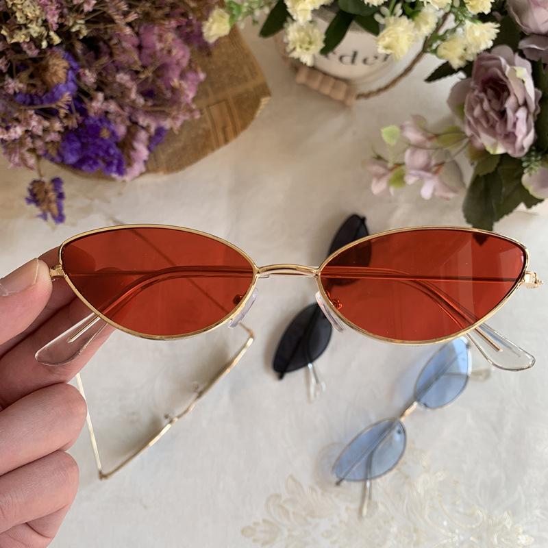 JYL TS Bow Diamond Cat Eye Sunglasses Women 3552 A-4734 алый