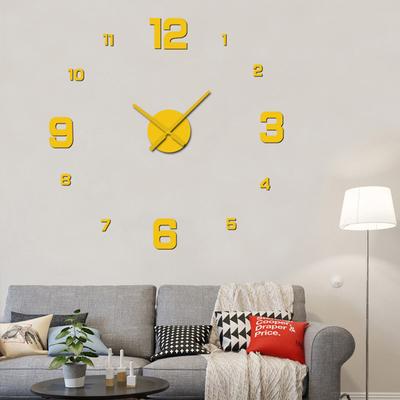 2024 Neue 3D Acryl Spiegel Wanduhr Aufkleber Mode DIY Quarzuhren Uhr Heimdekoration Wohnzimmer Aufkleber Heimdekor