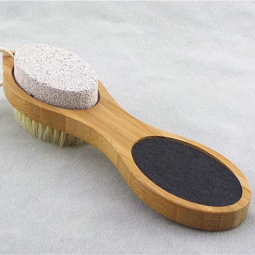 4in1 Exfoliating Feet Scrubber tool Pumice Stone Foot Rasp Sandpaper Foot Scrubber Brush Feet Dead Skin Remover Foot Care Tool