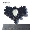 Fan Flower Rhinestone Beaded Patches Perle Pour Coudre Vetement Applique Sew On Patches for Clothes Bordados Para Costura