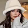 1 Piece of Women's Faux Fur Winter Hat, Small In Size, Suitable for Outdoor Sports, Cycling, Machine Washable