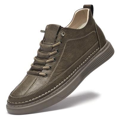 Grote Maat Britse Stijl Echt Leer Heren Schoenen Trend Comfortabele Casual Schoenen Moccasins Heren Platte Schoenen