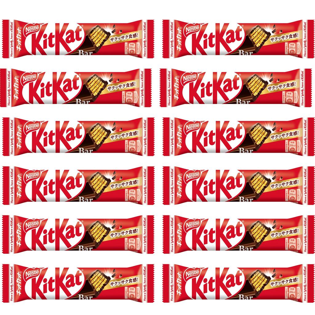 Nestle Japan Kit Kat 12 Chocolate Bar, Packs,