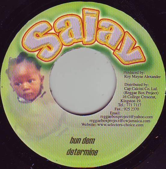 

7inch Record DETERMINE - Bun Dem NONE Sajay 2003 Japan Reggae, Ska & Dub Used