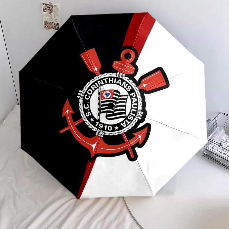 Corinthians2pattern, automatic folding umbrella, portable and foldable design, 8 ribs, a Christmas or birthday gift.