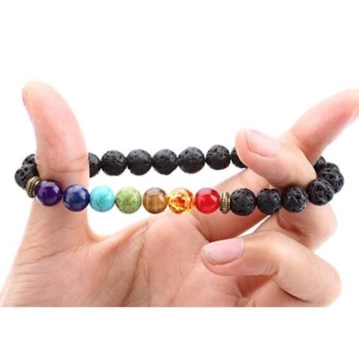 Bracelet - Agate - 7 Chakras - Énergie - Guérison - Protection