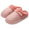 Lidani Waterproof Cotton Slippers Women's Autumn and Winter New Indoor Home Non-slip Thick-soled Warm Velvet Cotton Shoes Men's Outer Wear