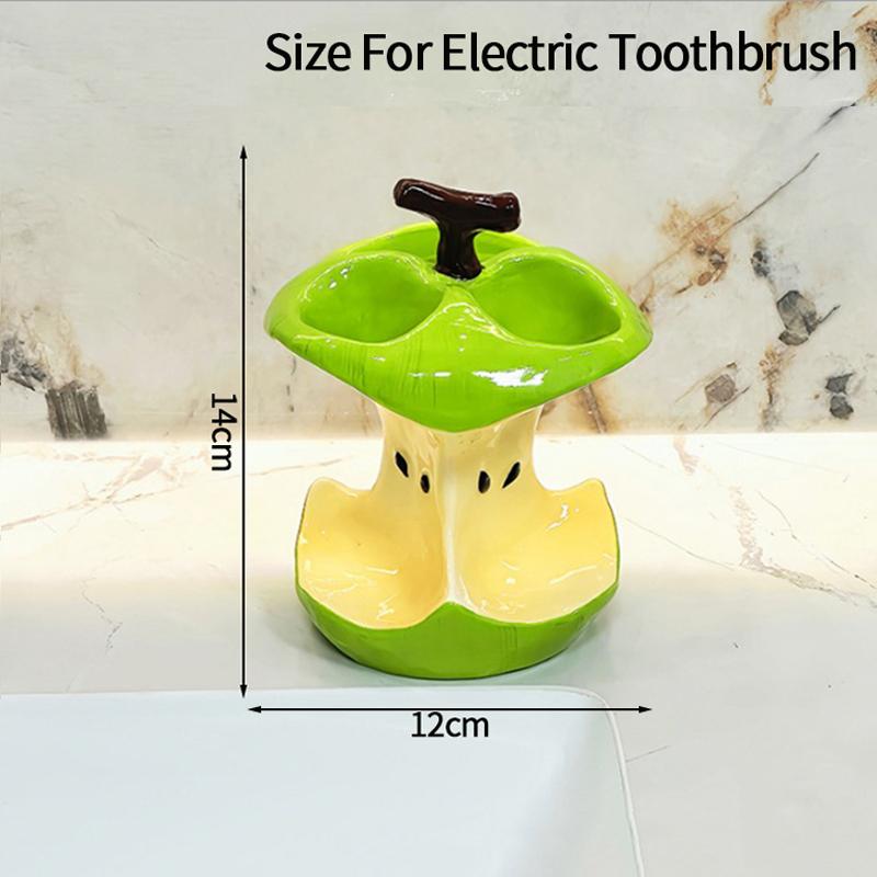 Ceramics Toothbrush Storage Racks Couple Electric-Toothbrush Holder Cute Cartoon Toothpaste Stand Bathroom Washbasin Rack