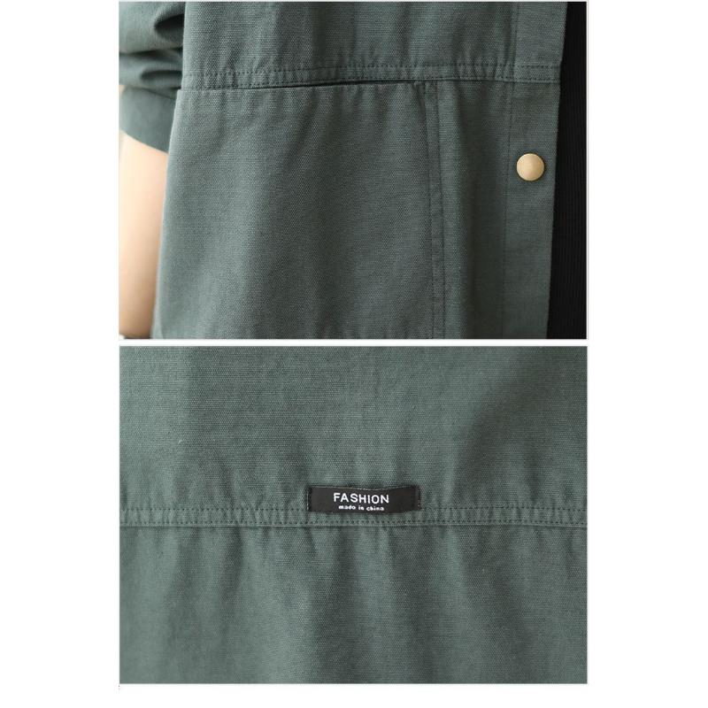 Katoenen Overhemdjas Dames 2025 Lente Herfst Nieuw Los Casual Design Overhemd Top