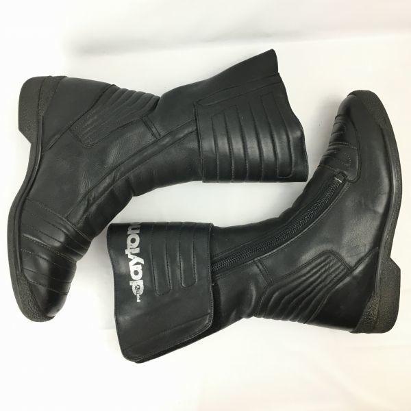 FREY Daytona Motorradstiefel Fahren Touring Größe 38 (Ca.. 23.524.5cm) Schwarze Stiefel/Schuhe(GEBRAUCHT)