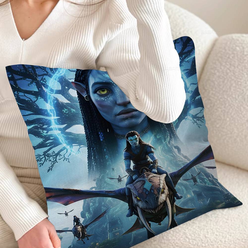

Movie Avatar The Way Of Water Personalized Pillow Cover Kids Bedroom Wild Party Decor Pillowcase kid Birthday shower Gift 30x30cm