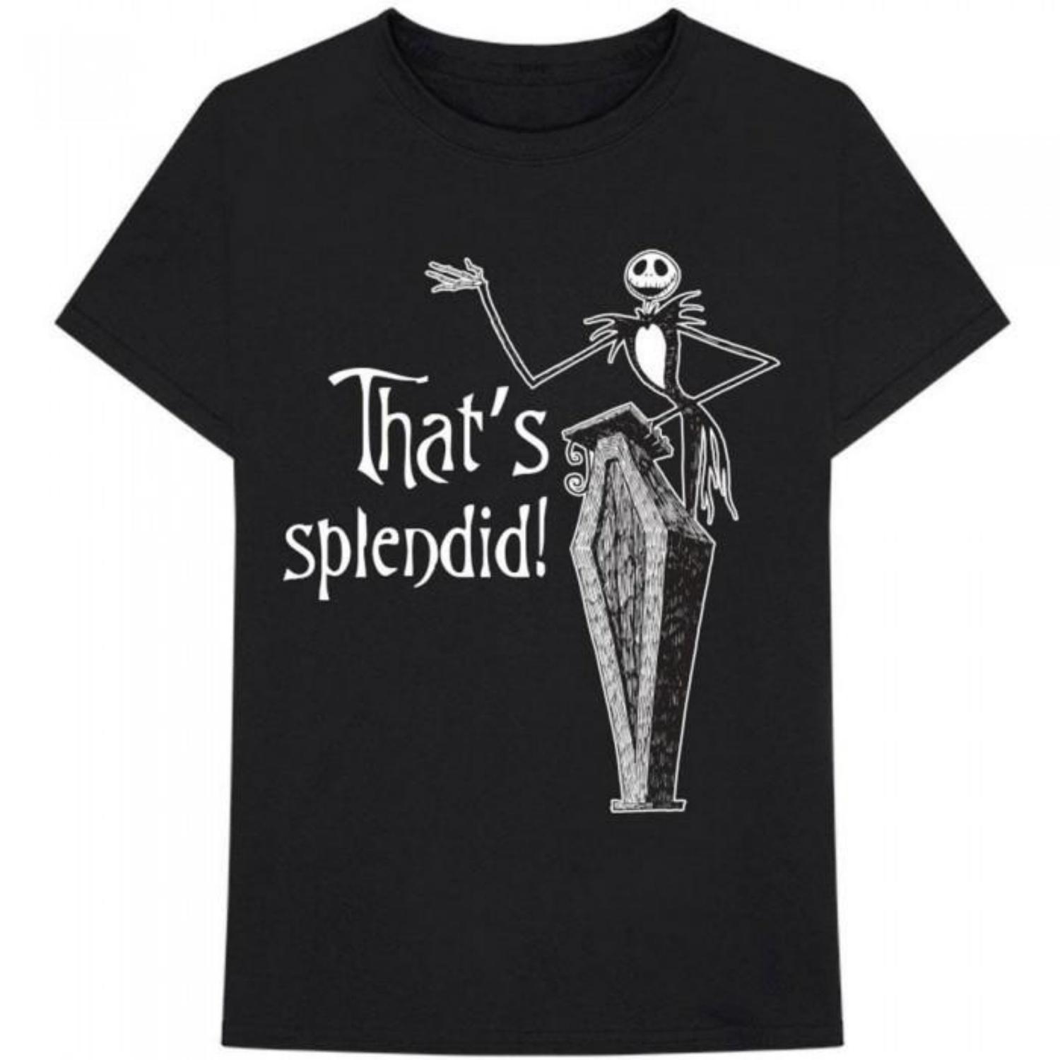 

Nightmare Before Christmas Unisex Adult ThatÂ´s Splendid Cotton T-Shirt S чёрный