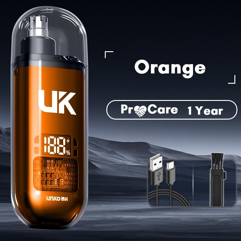 Portable Electric Nose Hair Trimmer Mini Pocket Nose Ears Hair Eyebrow Trimmer Men's Rechargeable Painless Clipper