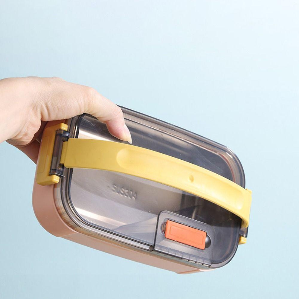 600ml Insulated Lunch Box Detachable Kitchen Storage Box Practical Food Storage Container  Winter
