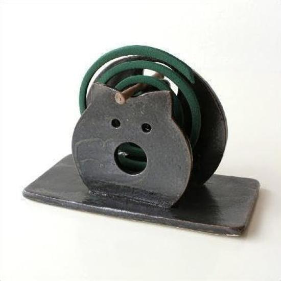 Mosquito Coil Holder, Ceramic, Pig, Seto Ware, Made In Japan
