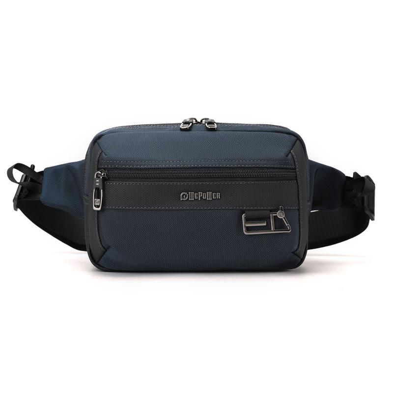 

Minimalist Handheld Chest Bag Business Korean Style Men s Crossbody Bag Casual Sports Phone Shoulder Pouch темно-синього кольору