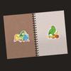 10 30 50Pcs Warm Parrot Stickers Waterproof Skateboard Motorcycle Guitar Luggage Laptop Bicycle Sticker Kids Toys