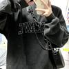 Niche High-end Semi-round Saddle Bag for Women Korean Style Cool Crossbody Bag Versatile Chain Shoulder Bag