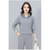 Fashion Stand Collar Half Cardigan Zipper Sport Suit for Women Spring Autumn Casual Sports Outfit Tracksuit for Ladies