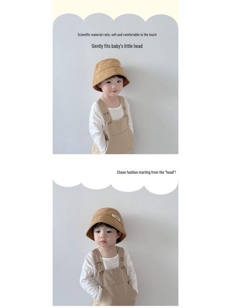 Spring & Autumn Baby Fisherman Hats: Boys & Girls Basin & Bucket Styles