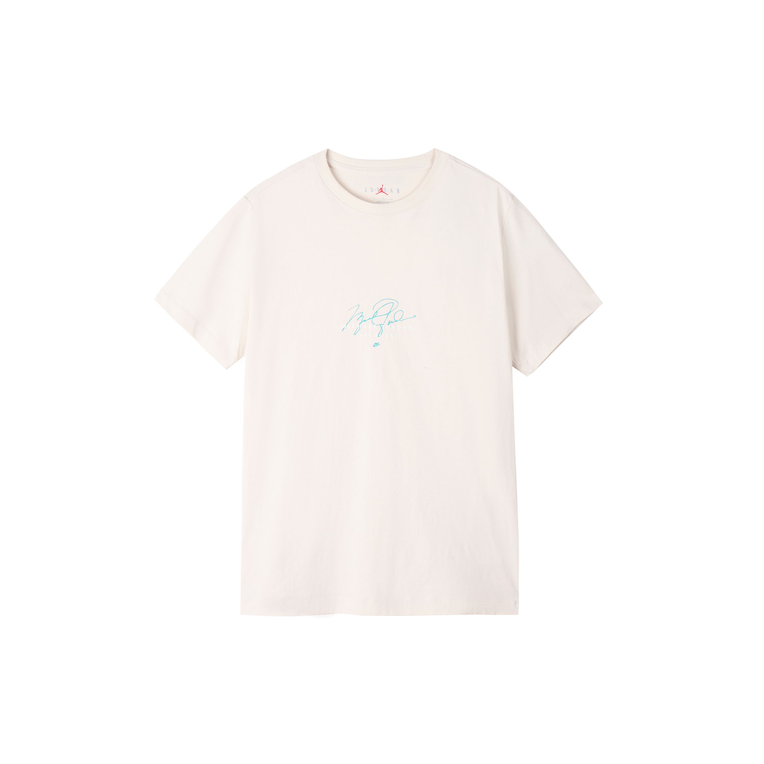 

Jordan с принтом алфавита, однотонная футболка с круглым вырезом и короткими рукавами, мужские топы, белые DM1441-104 M